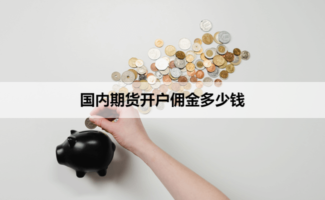 国内期货开户佣金多少钱