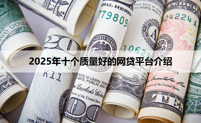 2025年十个质量好的网贷平台介绍