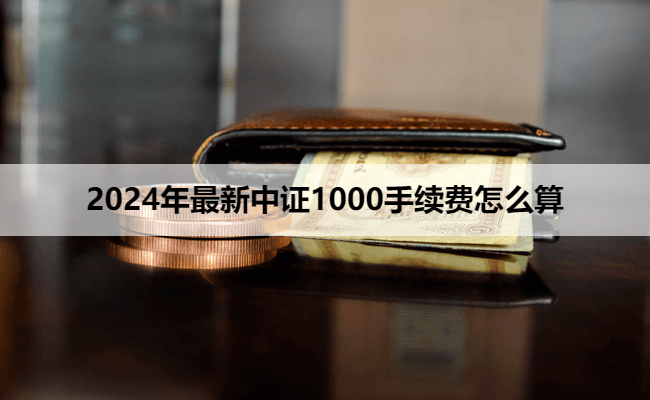 2024年最新中证1000手续费怎么算