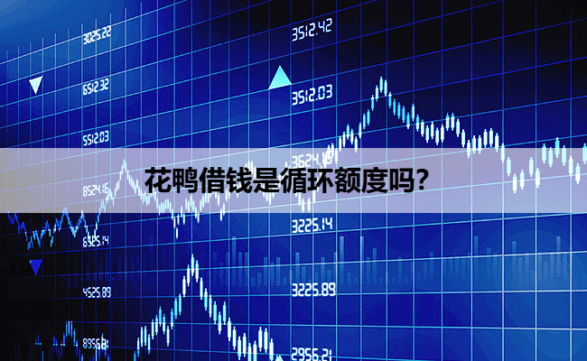 花鸭借钱是循环额度吗？