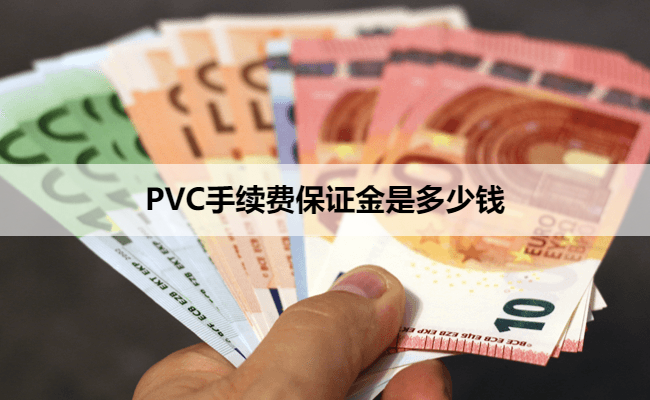 PVC手续费保证金是多少钱