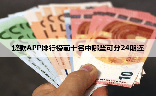 贷款APP排行榜前十名中哪些可分24期还