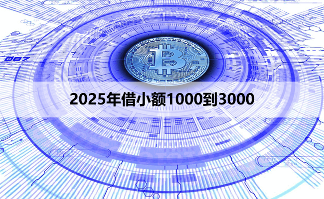 2025年借小额1000到3000