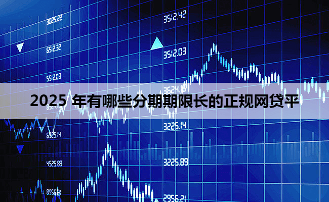 2025 年有哪些分期期限长的正规网贷平