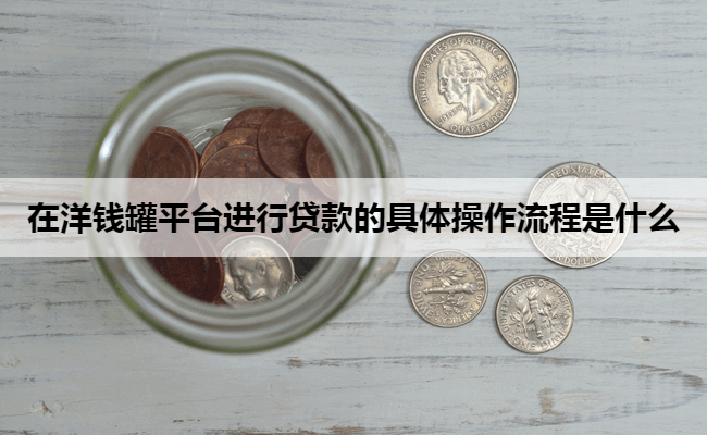 在洋钱罐平台进行贷款的具体操作流程是什么