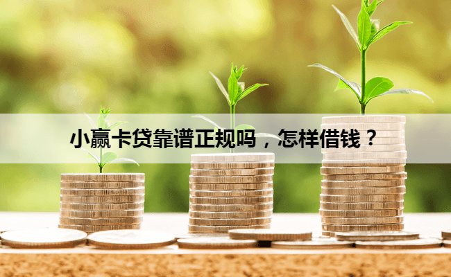 小赢卡贷靠谱正规吗,怎样借钱?