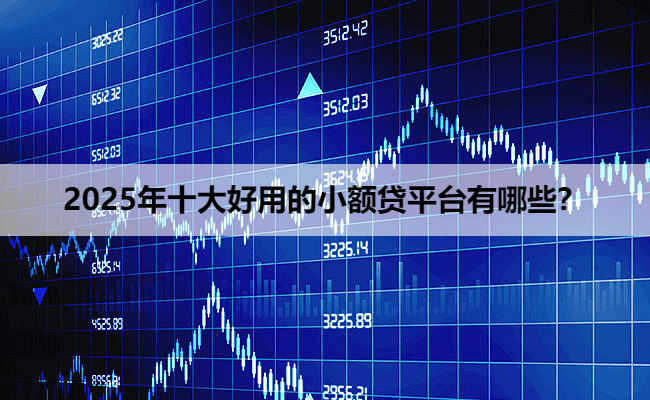 2025年十大好用的小额贷平台有哪些？