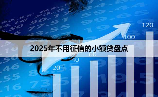 2025年不用征信的小额贷盘点