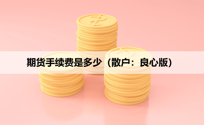 期货手续费是多少（散户：良心版）