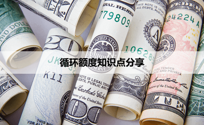 循环额度知识点分享