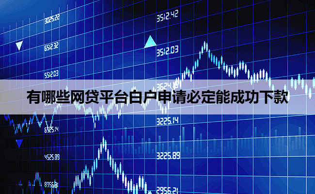 有哪些网贷平台白户申请必定能成功下款