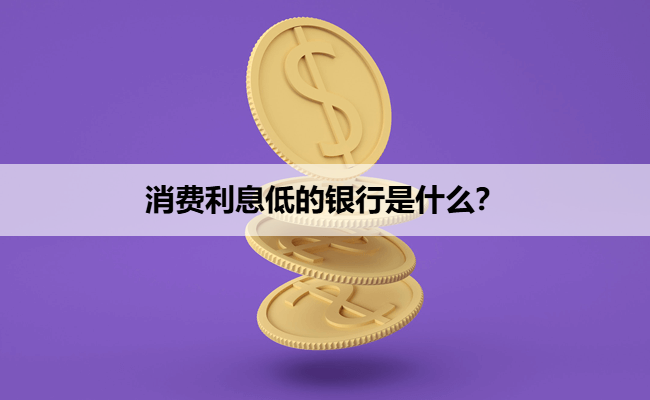 消费利息低的银行是什么？