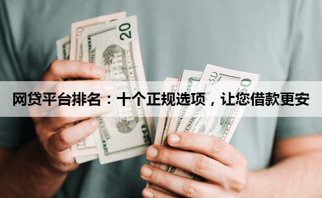 网贷平台排名：十个正规选项，让您借款更安
