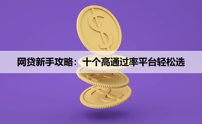 网贷新手攻略：十个高通过率平台轻松选