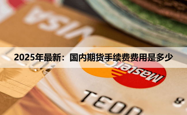 2025年最新：国内期货手续费费用是多少