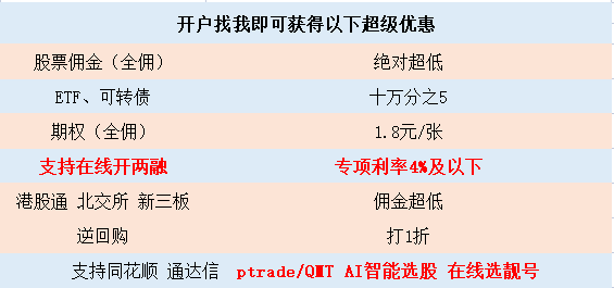 佣金低