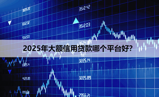2025年大额信用贷款哪个平台好?