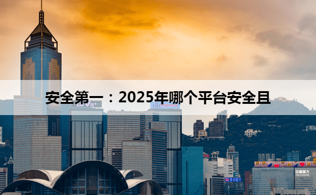 安全第一：2025年哪个平台安全且