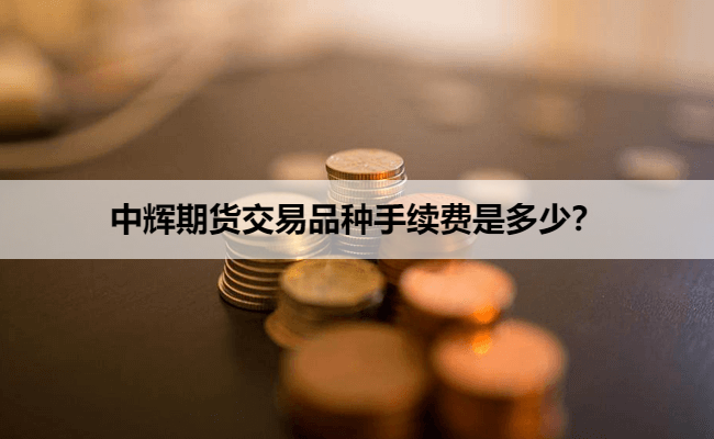 中辉期货交易品种手续费是多少？