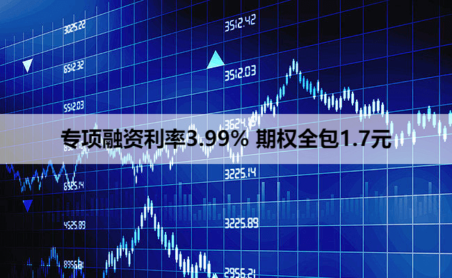 专项融资利率3.99% 期权全包1.7元