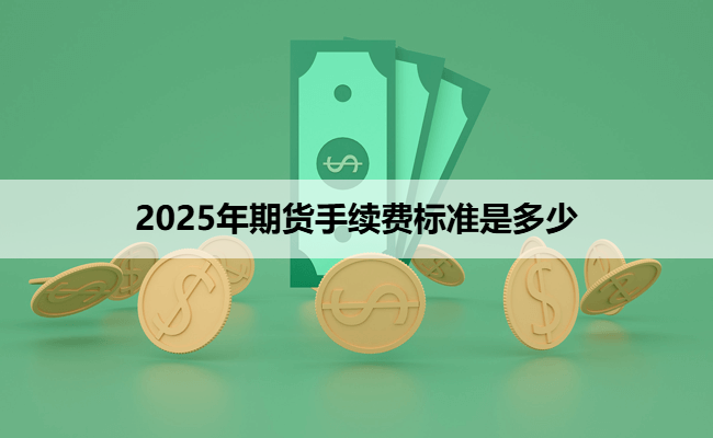2025年期货手续费标准是多少