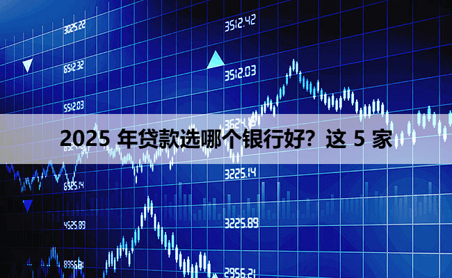 2025 年贷款选哪个银行好？这 5 家