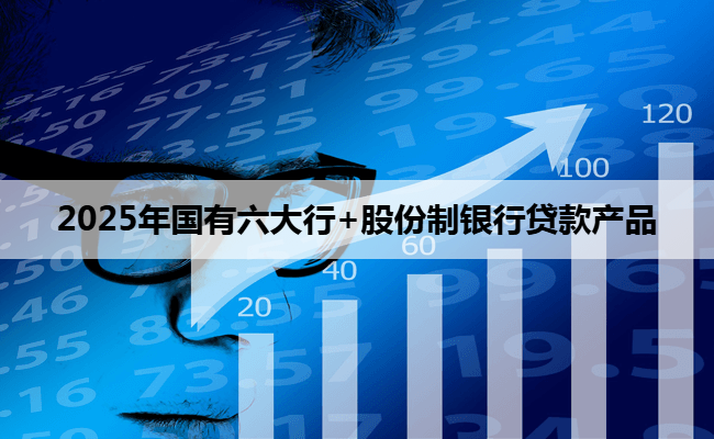 2025年国有六大行+股份制银行贷款产品