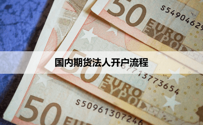 国内期货法人开户流程