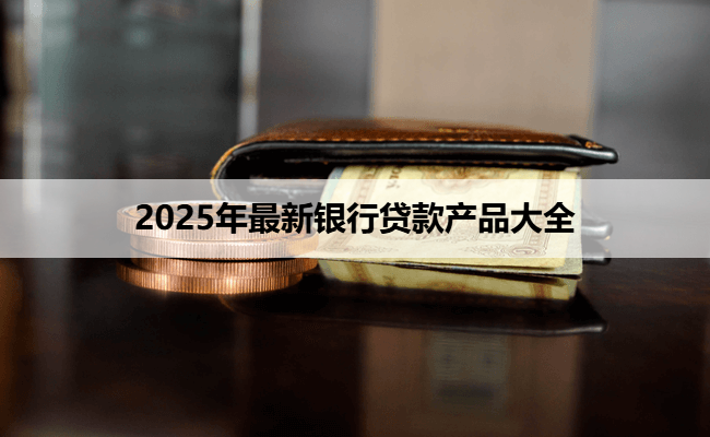 2025年最新银行贷款产品大全