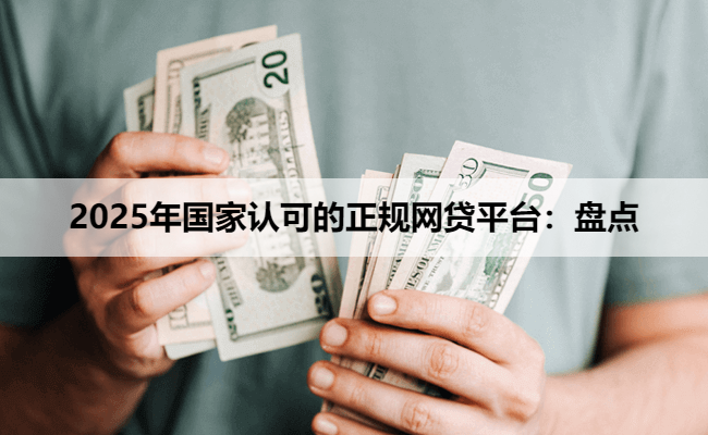 2025年国家认可的正规网贷平台：盘点