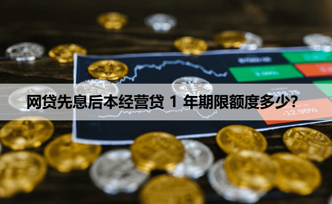 网贷先息后本经营贷 1 年期限额度多少？