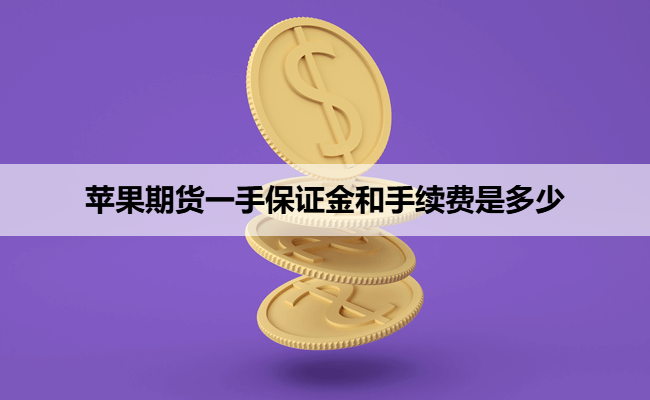 苹果期货一手保证金和手续费是多少