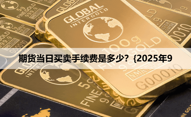 期货当日买卖手续费是多少？{2025年9