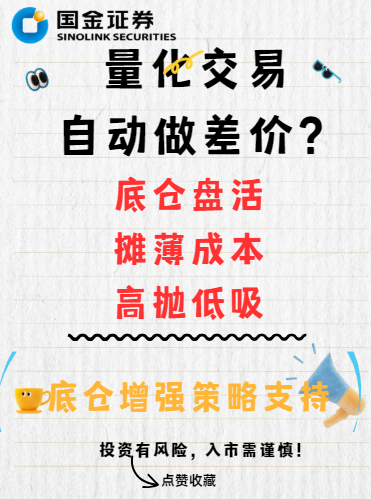 量化交易自动做差价？底仓增强策略—长期持仓盘活底仓，摊薄成本，高抛低吸解放精力！