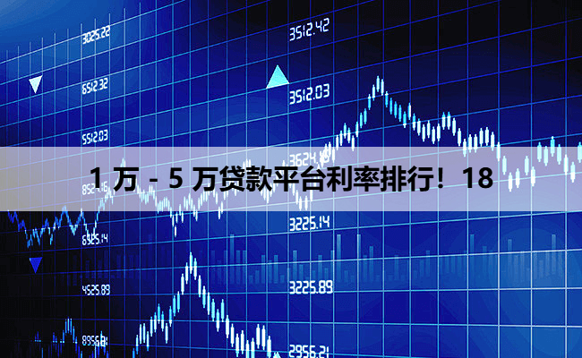 1 万 - 5 万贷款平台利率排行!18