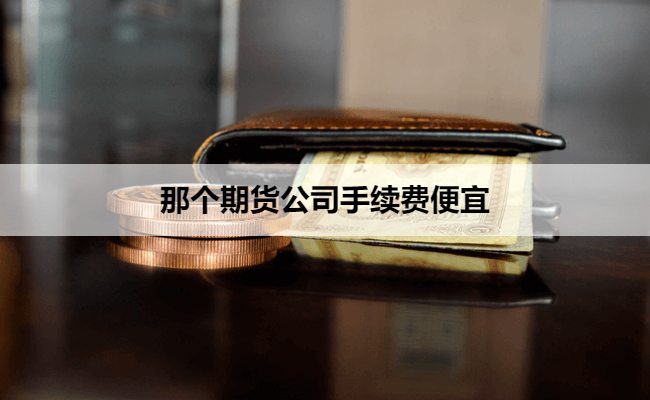 那个期货公司手续费便宜