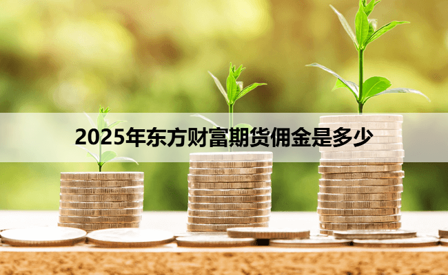 2025年东方财富期货佣金是多少