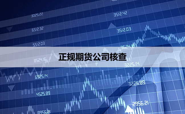 正规期货公司核查