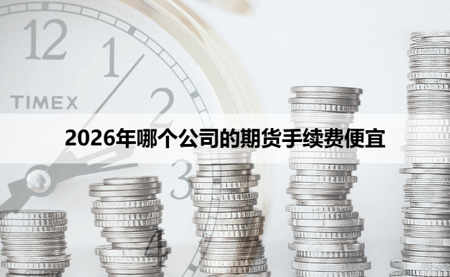 2026年哪个公司的期货手续费便宜