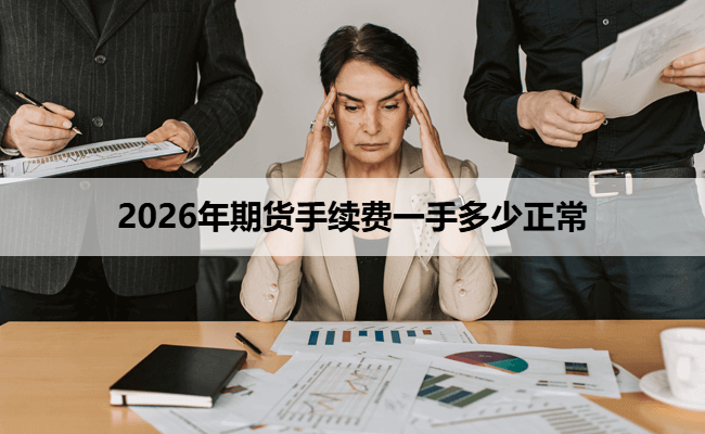 2026年期货手续费一手多少正常