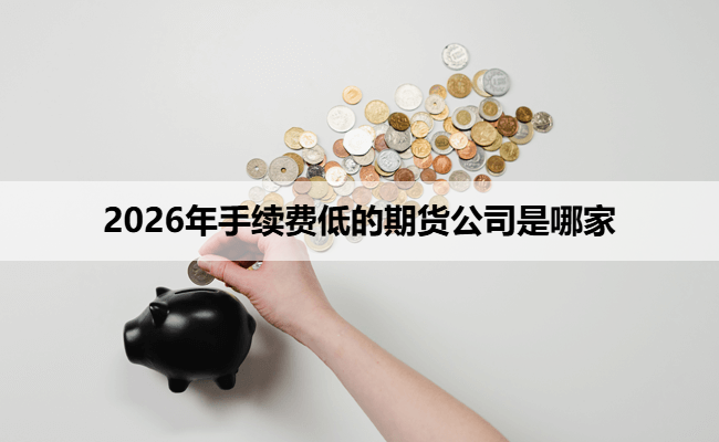 2026年手续费低的期货公司是哪家