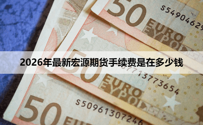 2026年最新宏源期货手续费是在多少钱