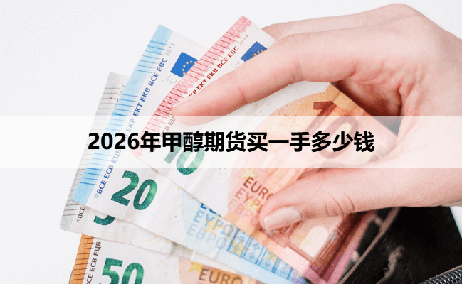 2026年甲醇期货买一手多少钱