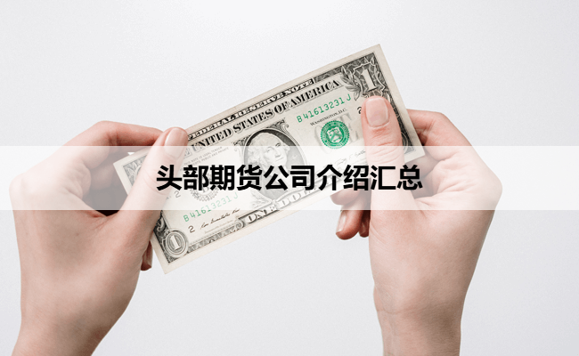 头部期货公司介绍汇总