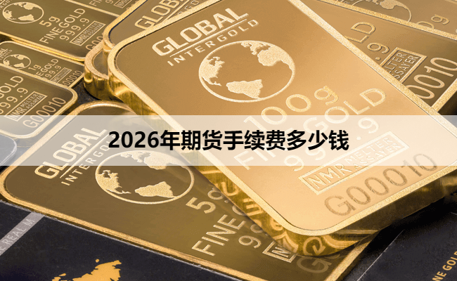 2026年期货手续费多少钱