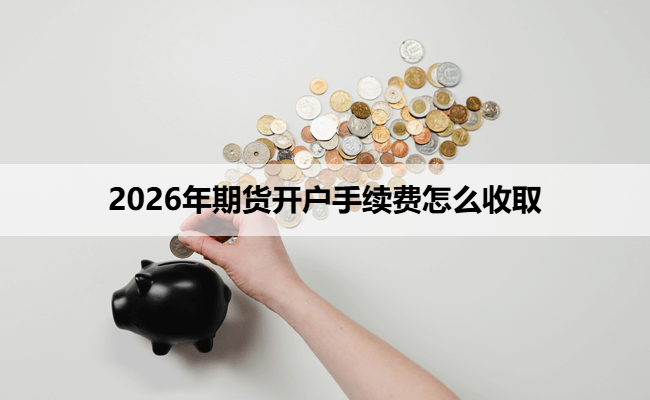 2026年期货开户手续费怎么收取