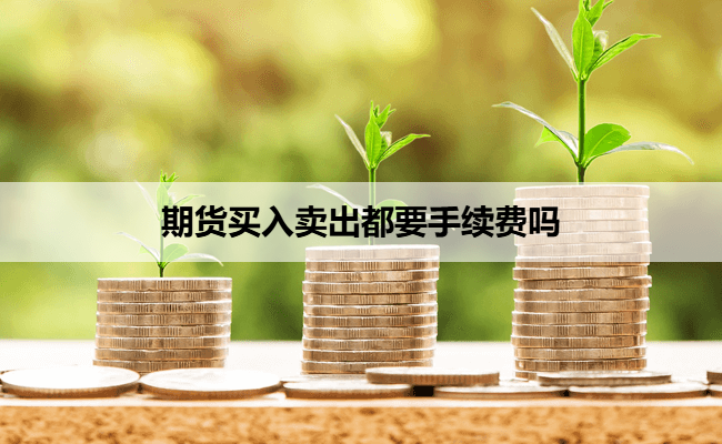期货买入卖出都要手续费吗