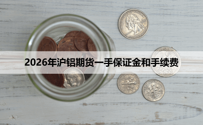 2026年沪铝期货一手保证金和手续费