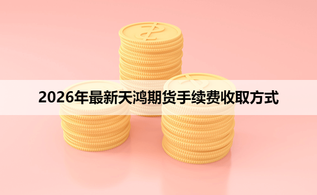 2026年最新天鸿期货手续费收取方式
