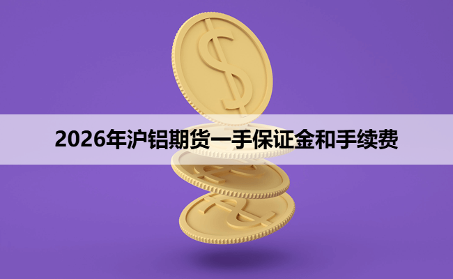 2026年沪铝期货一手保证金和手续费